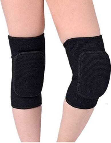 RZLECORT Skating/Dancing Foam Pull-on Padded Knee Cap/Guard, Protector (Medium Size for Men & Women) (1 Pair)