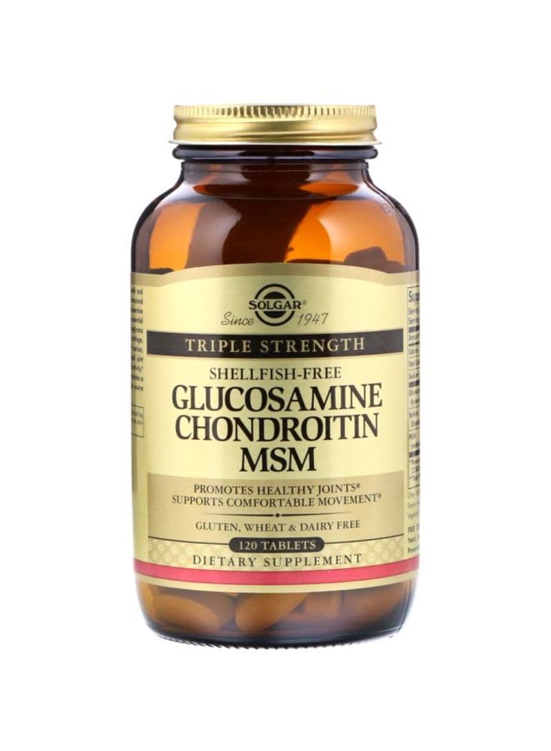 Triple Strength Glucosamine Chondroitin MSM - 120 Tablets