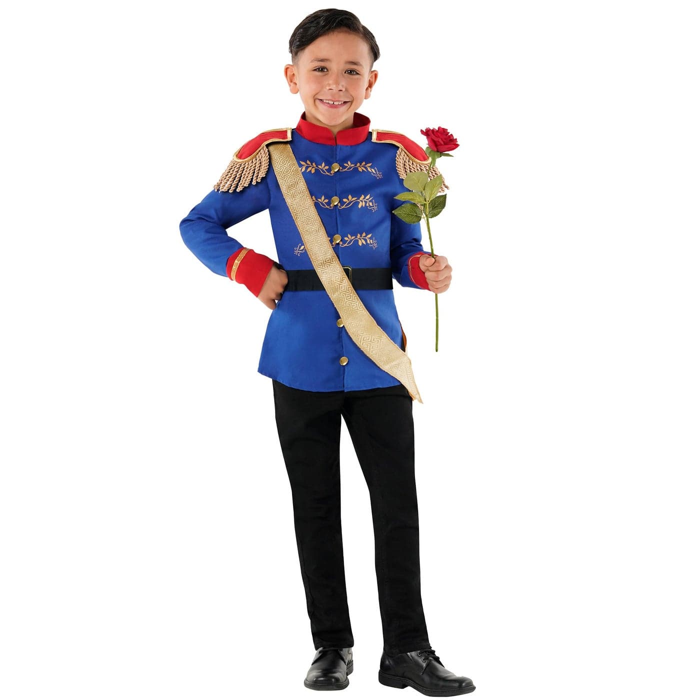 Morph Prince Costume For Boys Prince Charming Character Outfit Royal Dress Up for Kids Hallloween Costume 46 Years