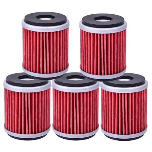 5 Packs HF140 Oil Filters Fit for Yamaha YFZ450R 20092024 YZ450F WR250F WR450F 20092025 XT250 YZ250F 20092023 WR250R 20092020 YZ250FX 20152023 YZ450FX 20152025