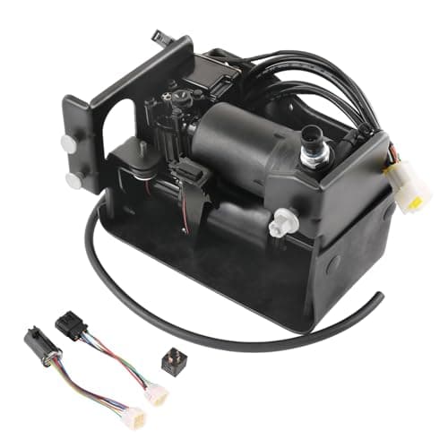 DICMIC Air Ride Suspension Compressor Pump Compatible with 2002-2016 Cadillac Escalade 2007-2013 Chevrolet Avalanche 2001-2016 GMC Yukon Replace# 949-001, 949-099, 15254590