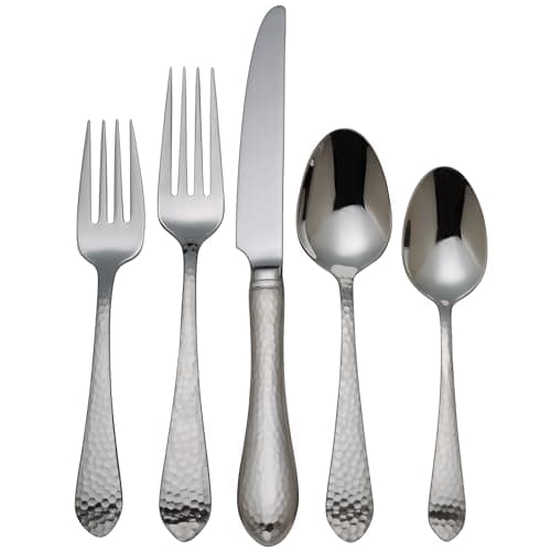 Reed And Barton 9690805 Hammered Antique 5Pc Flatware Place Setting