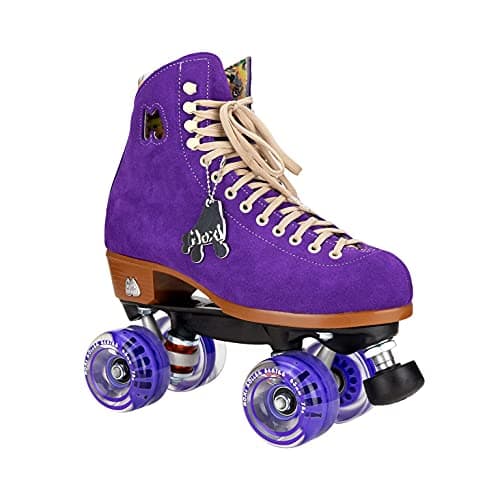 Moxi Lolly Roller Skate Fashionable Womens Quad Roller Skate Taffy Purple Size 7
