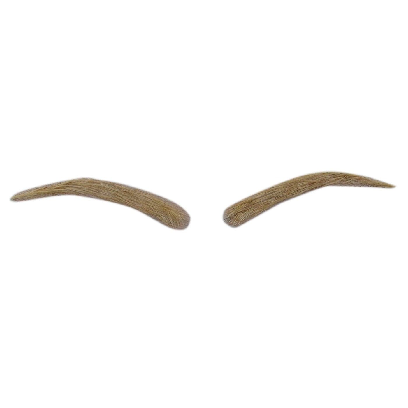 Blonde Eyebrow Strips for Women False Eye Brows Human Hair Invisible Lace 120Blonde