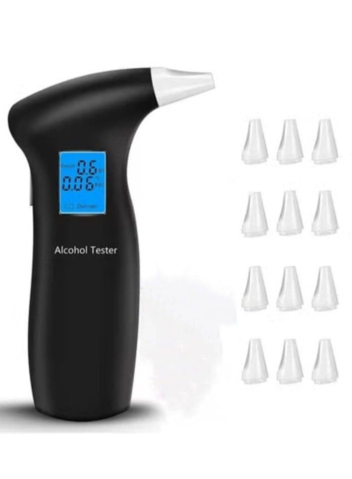 Portable Digital Breathalyzer with LCD Display Breath Tester