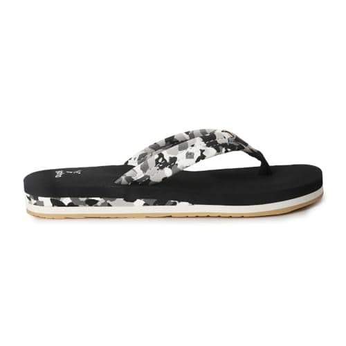 YOHO Marble Slippers for Women | Cushioned Slippers| Lightweight| Waterproof | Classic Black - UK 5