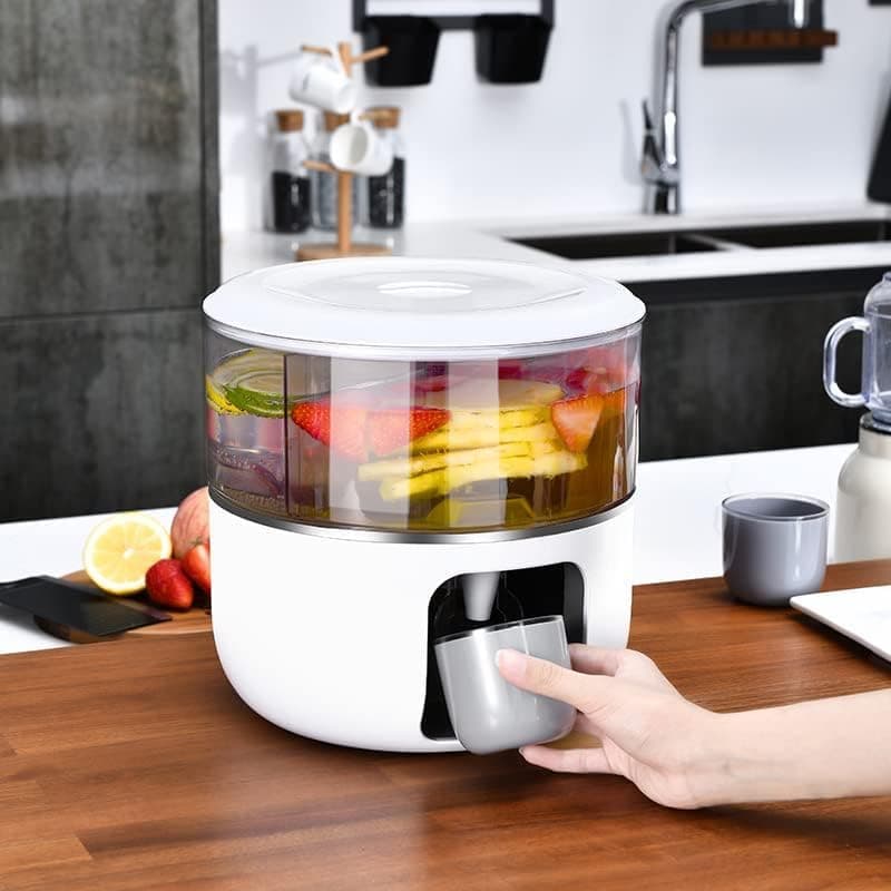 MAPPLE CREATION Beverage Dispenser 360 Rotatable Water Laundry Detergent or Drink Dispenser DIY Beverage for BBQ Picnic Pool Party Social Events Parties Family Gatherings
