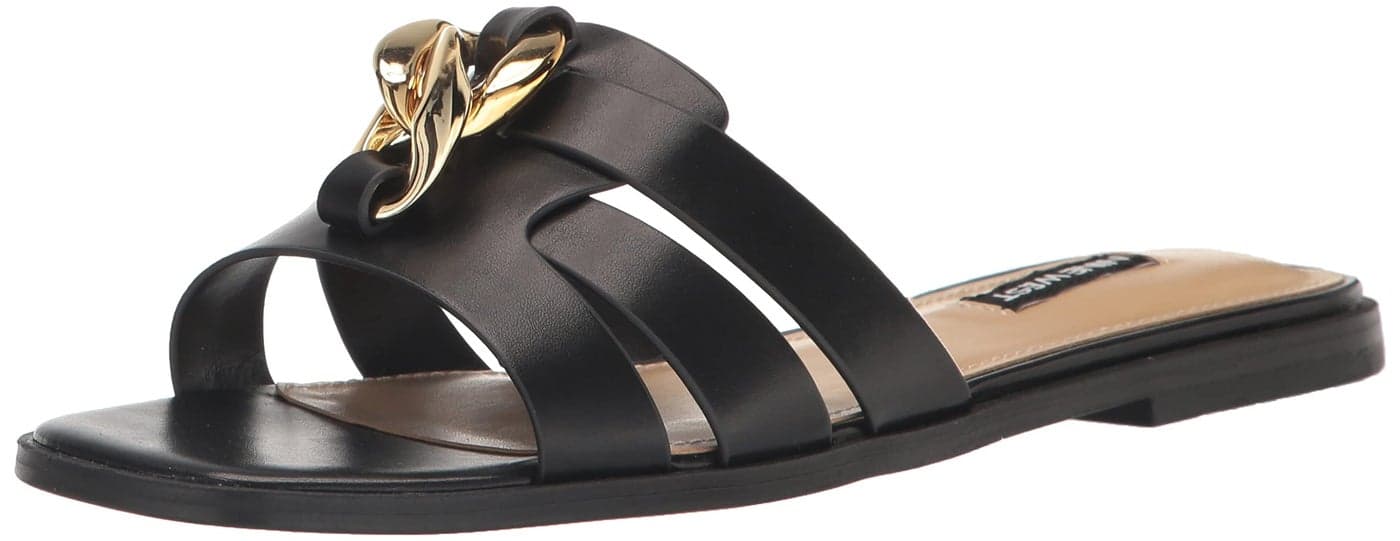Nine West Women's Ganlee3 Sandal, Black 001, 7.5