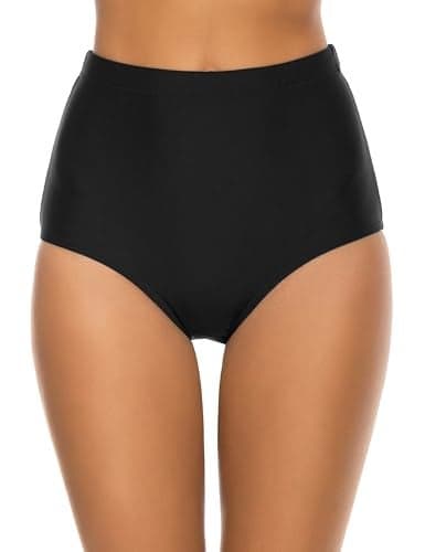 Bonneuitbebe Women Swim Bottoms High Waisted Bikini Bottom Full Coverage Swimsuit Bottoms Bathing Suit Bottom