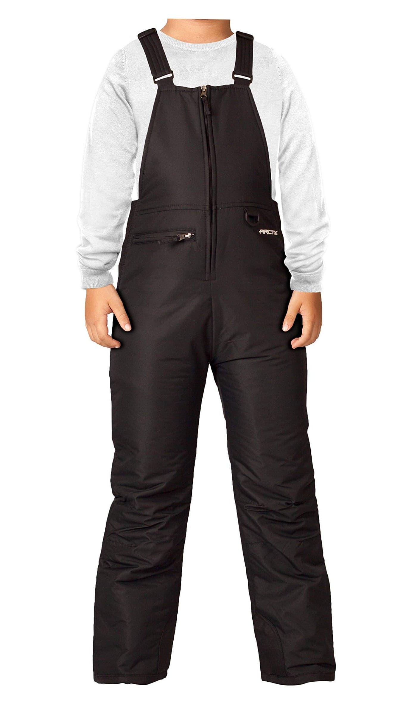 Arctix Kids Insulated Snow Bib Overalls Black Large Husky