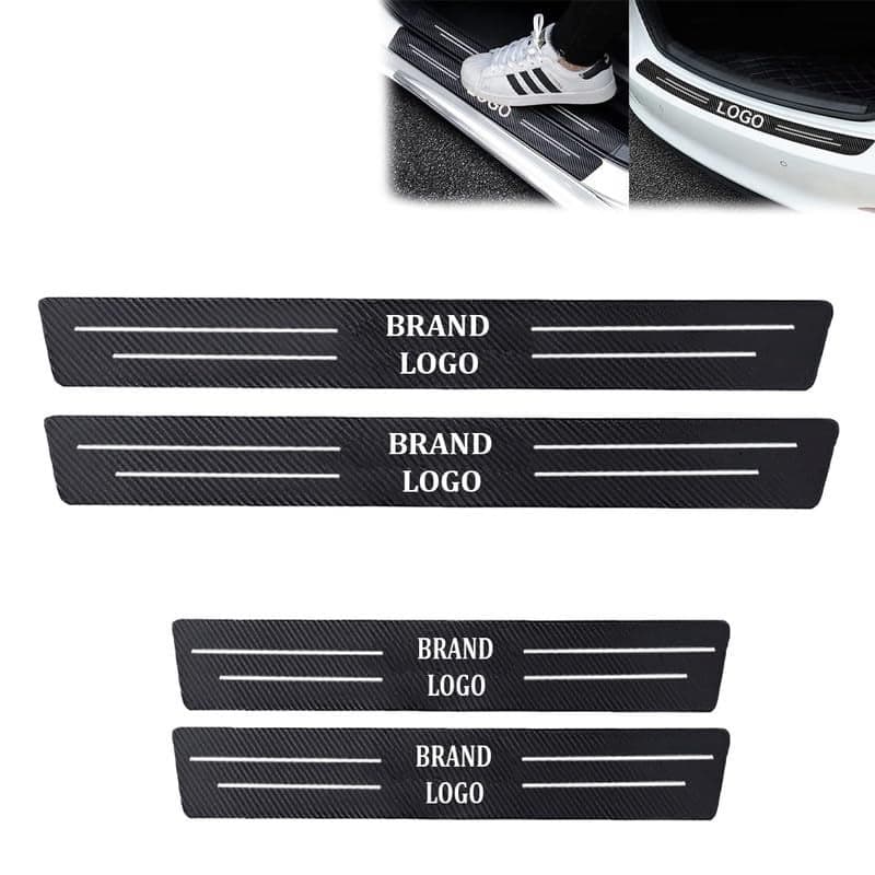 Pivdo Car Door Carbon Fiber Wrap Film Sill Edge Tape Compatible for Toyota Hyryder, Innova Crysta, Hycross, Fortuner, Rumion, Glanza, Camry, Hilux, Etios, Urban Cruiser, Taisor, Belta, Altis, Yaris
