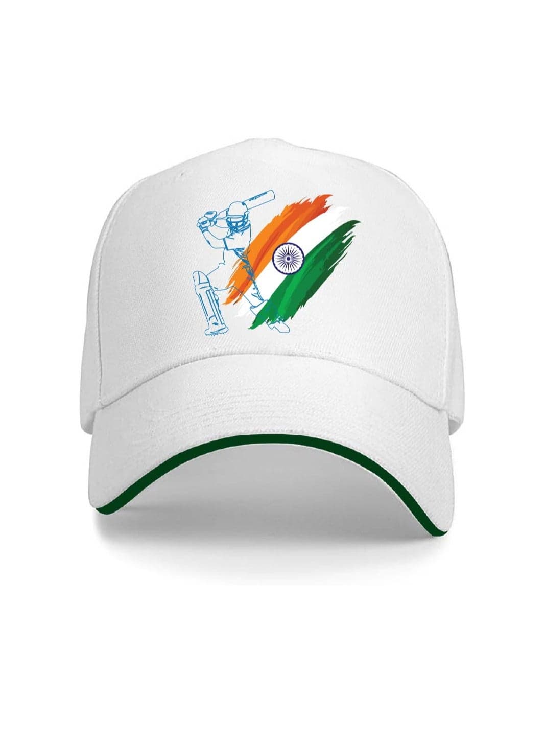 India Cricket Sports Fans Baseball Caps for Both Men and Women With Metal Adjustable Buckle Closure - Perfect for Outdoor Activities, Matches, and Everyday Wear