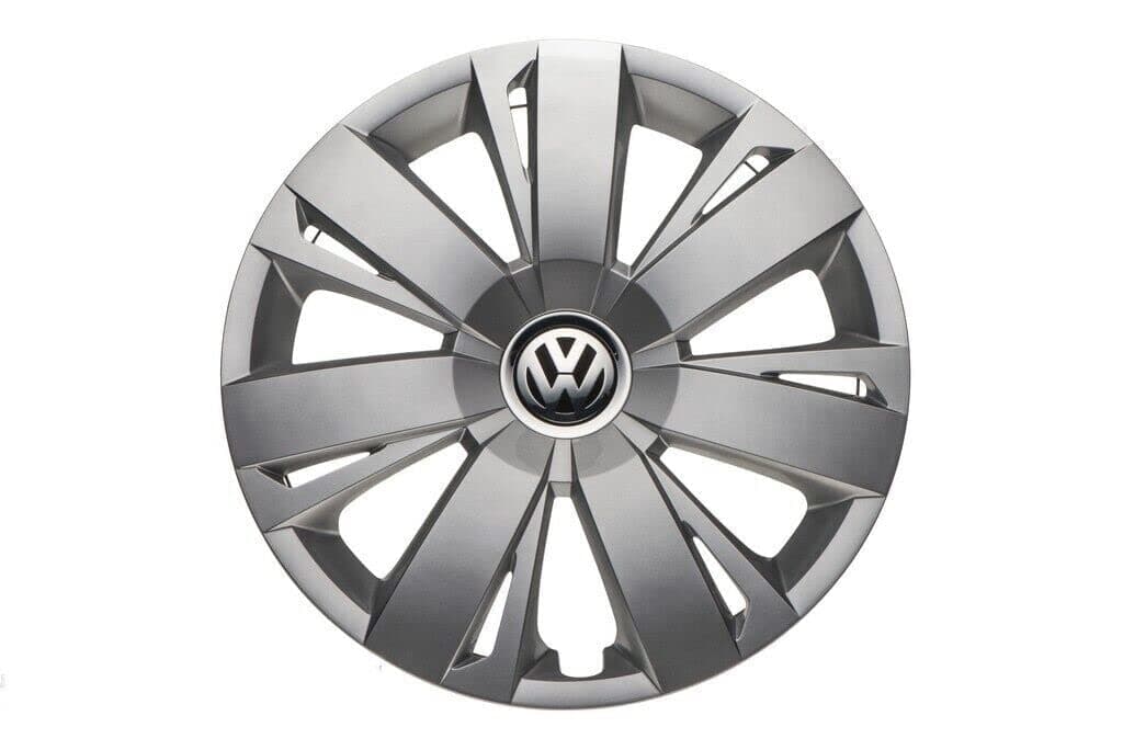 Genuine OEM VW Single Hubcap Jetta-Sedan 2011-2014, Cover Fits 16-Inch Wheel, 5C0-601-147-A-QLV