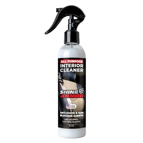 Car Interior Cleaner for Vehicle Detailing Cleans and Protects Your Dashboard Seats Upholstery Leather Plastic Vinyl and More 8 Fl Oz