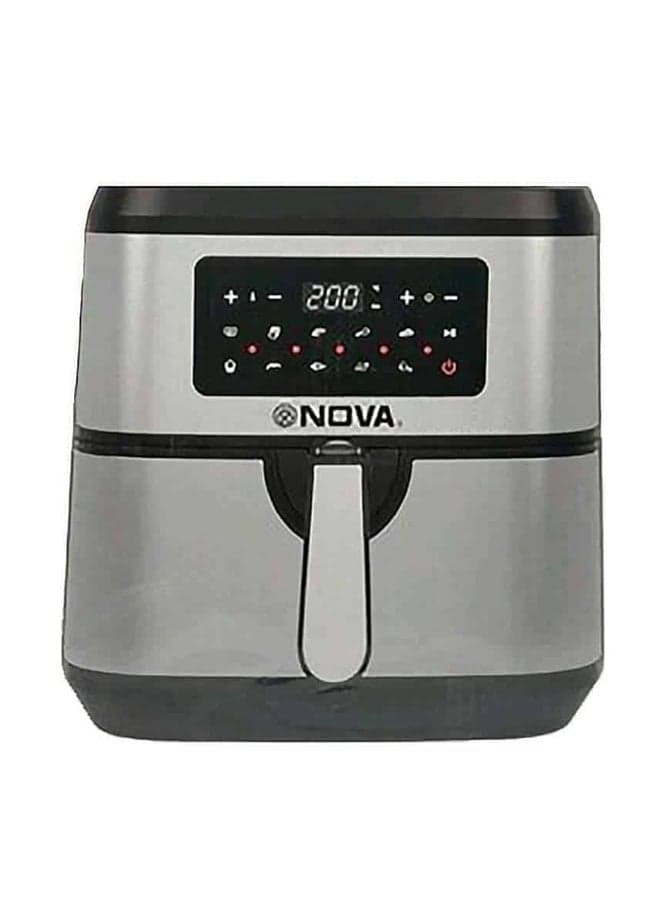 NOVA 7.5L Digital Air Fryer 1800W Large Capacity Air Fryer with LED Touch Display, Rapid Hot Air Technology, Oil-Free Healthy Cooking, Temperature Control 50-200°C, 60-Minute Timer, Non-Stick Fry Basket, NAF-3434DG