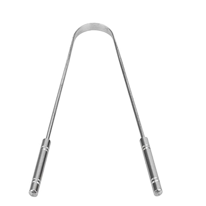 EVEN Tongue Cleaner for Men and Women, Adults Pure Stainless Steel Tongue Cleaner for fresh breath improved Taste Sense & Bacteria Removal. (STAINLESS STEEL, 1PIECE)