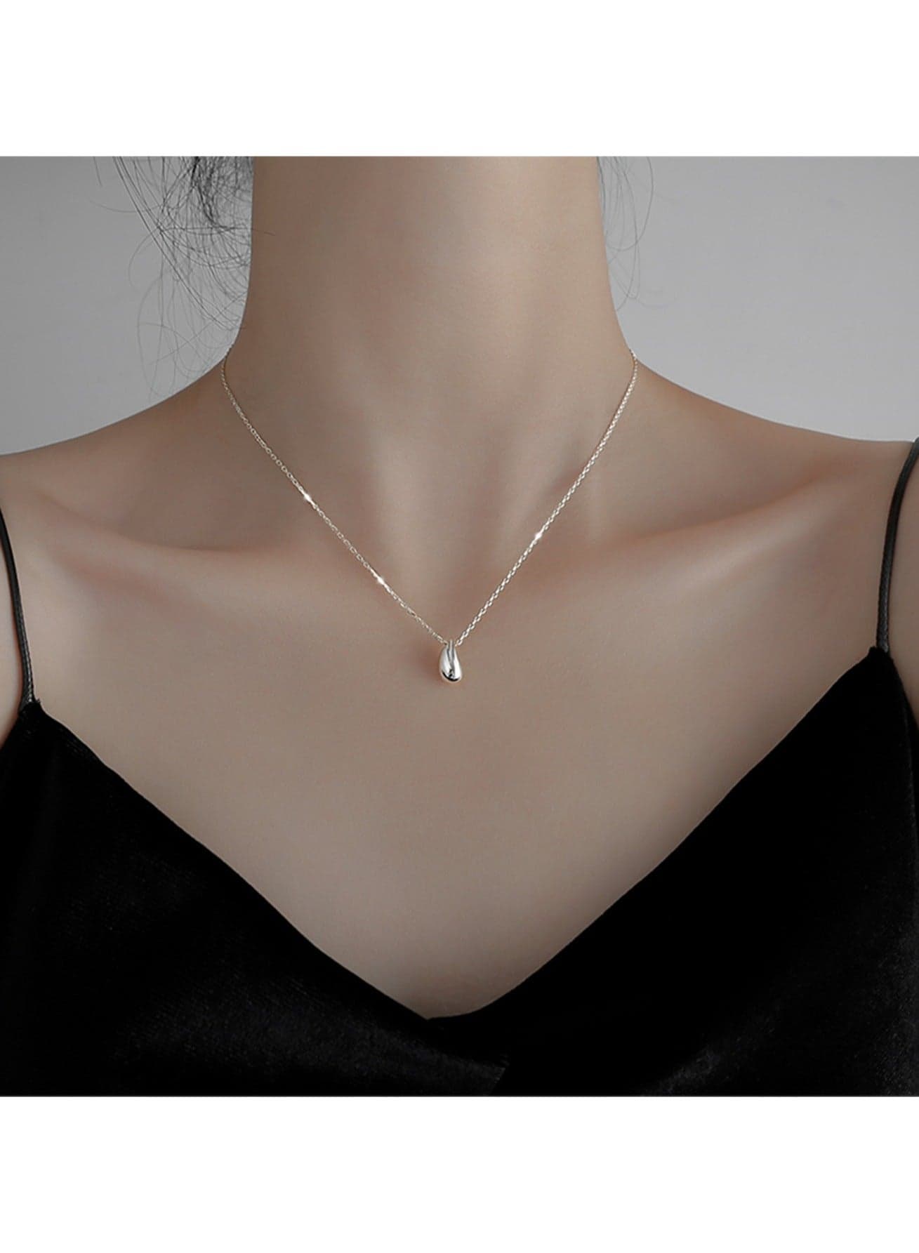 Women'S Fashion Silver Pendant Necklace Clavicle Chain, Suitable For Holiday Dress Accessories Jewelry, Exquisite Gift
