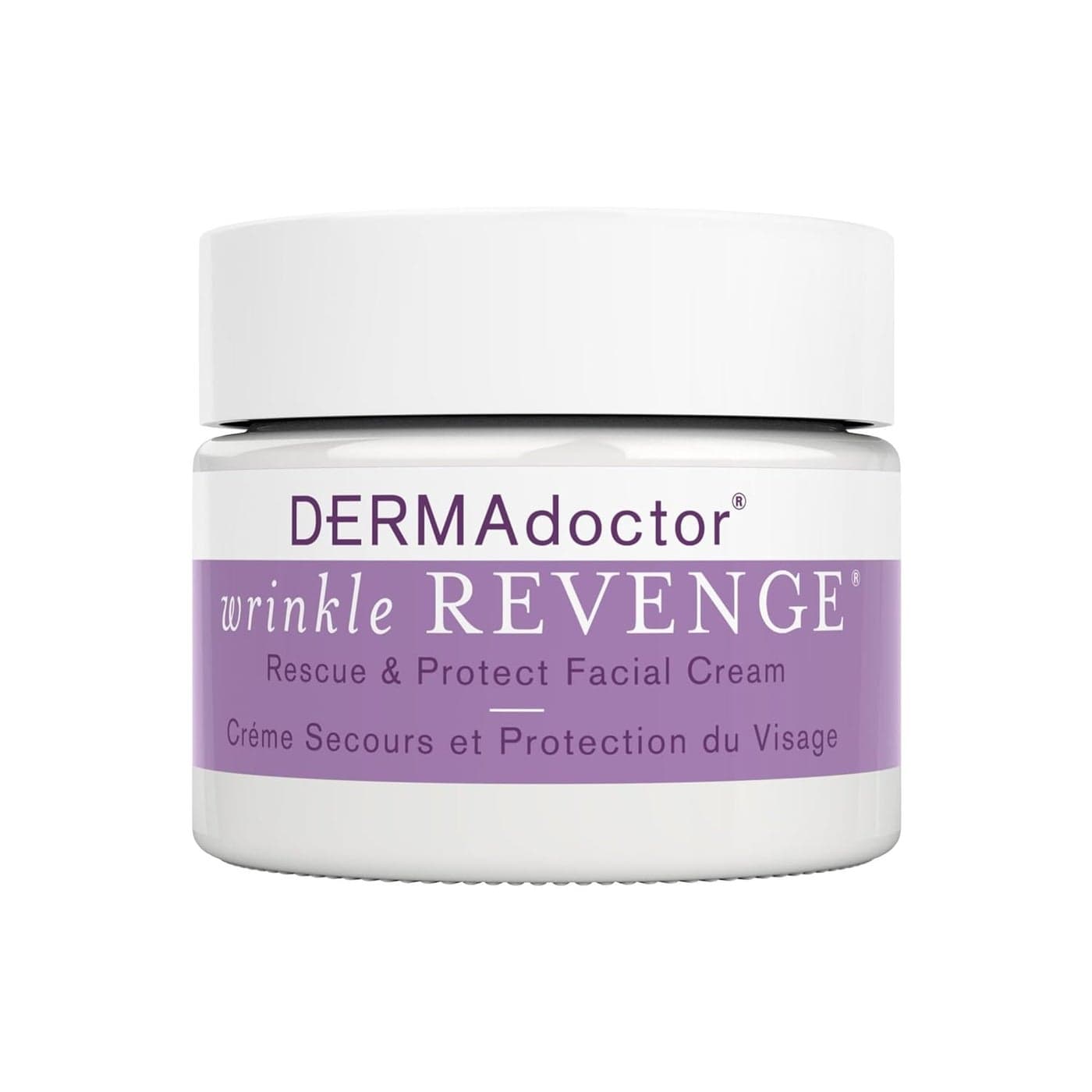 DERMAdoctor Wrinkle Revenge AntiAging Face Cream Dermatologist Formulated Moisturizer with Squalane Peptides Antioxidants Day Night Use 17 oz