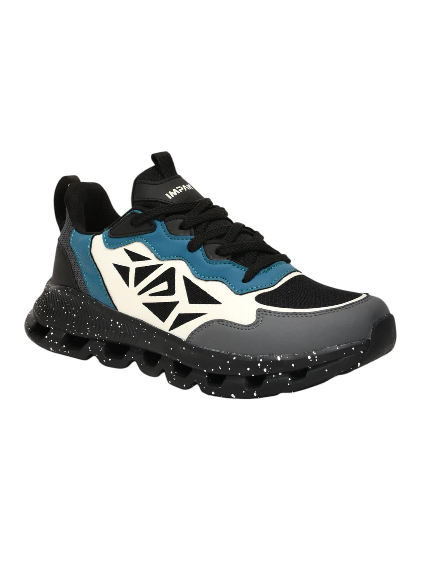 Impakto QuantumLeap Men Running Shoes | Lightweight & Breathable Shoes for Training & Travel | Bouncy Heel Sole for Comfort | Anti - Skid Sole for Ground Traction Multi