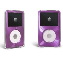 Purple Case for Apple iPod Classic Hard Case with Aluminum Plating 80gb 120gb 160gb