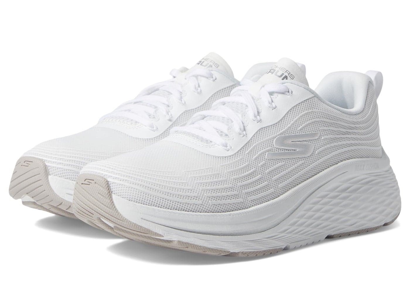 Skechers Women's Max Cushioning Elite 2.0 Sneaker, White, 8