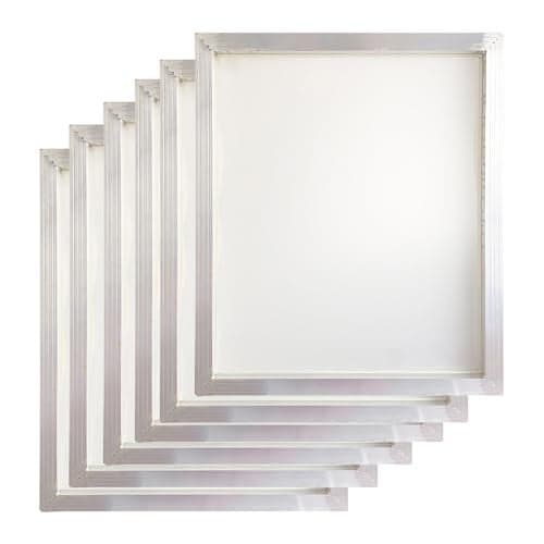 Aluminum Silk Screen Printing Screens 20 x 24 Inch Frame-160 White Mesh (2 PCS)