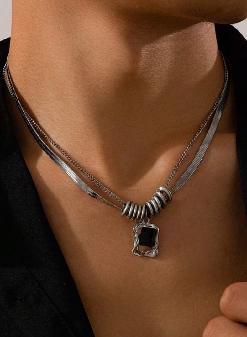 Elegant Stainless Steel Necklace For Men