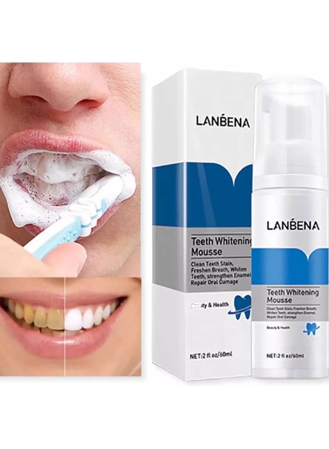 Teeth Whitening Essence Liquid Oral Hygiene Cleaning Remove Stain Brighten Tooth