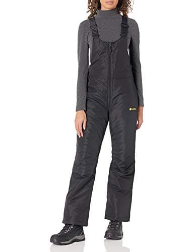 Solstice Apparel Womens Snow Bib, Black, Medium