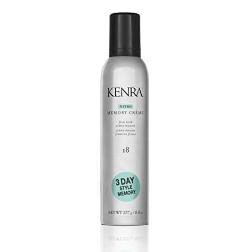 Kenra Professional Nitro Memory Crème 18 | Firm Hold Crème Mousse | All Hair Types | 8 Oz