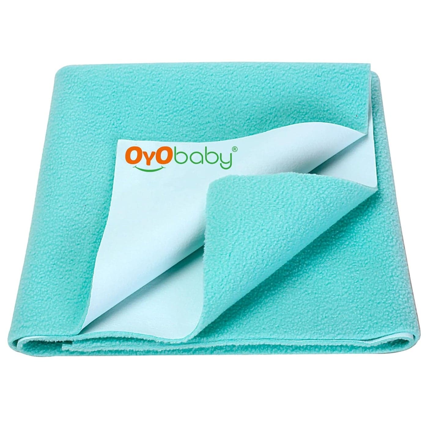 OYO BABY Extra Absorbent Waterproof Baby Dry Sheet ExtraLarge Size 200x140cm Quick Dry Sheet for Bed Protector Soft Breathable Sea Green