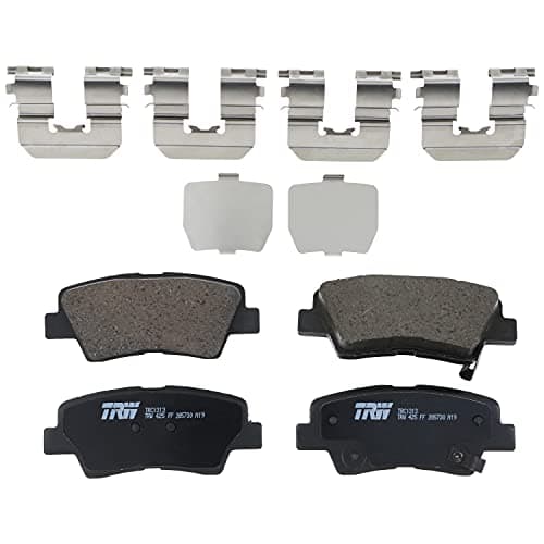TRW Pro TRC1734 Disc Brake Pad Set For Jeep Cherokee 2014-2020, Rear, And Other Applications