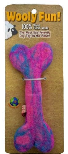 One Pet Planet Wool Dog Toy 65Inch Magenta