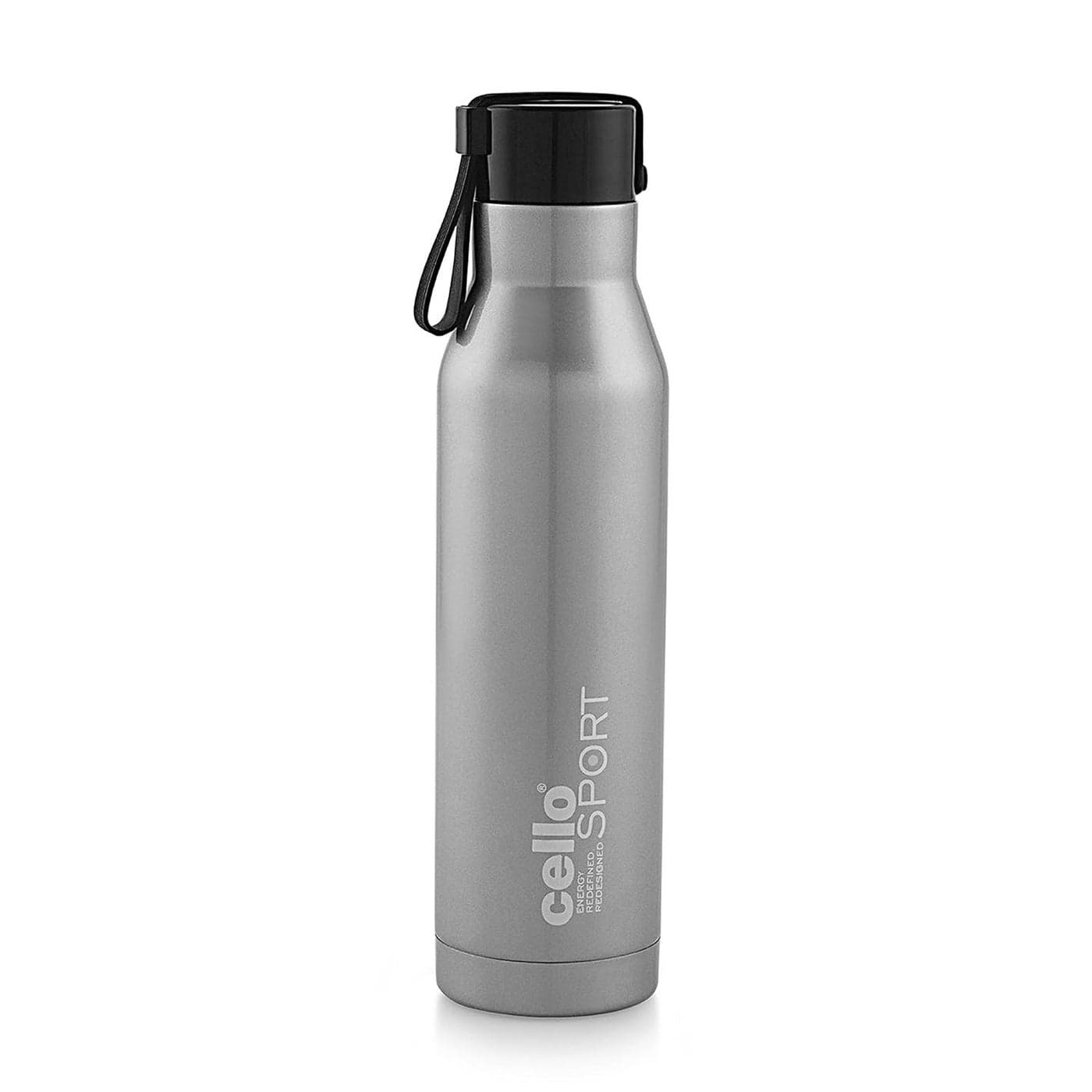 Cello Maestro Thermosteel Flask, 550ml, Silver | 24 Hours Hot and Cold Stainless Steel Bottle | Leak Proof & Screw Top Lid | Ideal for Office, Gym, Home, Kitchen, Hiking, Travel Bottle