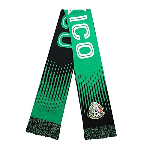 Icon Sports Official Mexican Football Federation Soccer Scarf - FMF19SC Green