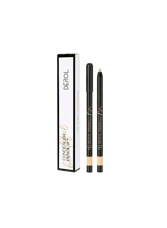 Concealer Pencil,Under Eye Concealer,Cover Acne and Freckles,Brightener,Waterproof Long-lasting Concealer(01#PORCELAIN)