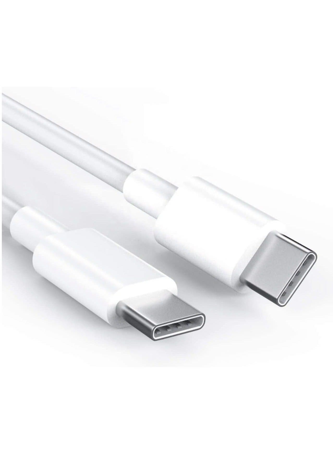 USB C Cable 60W, USB-C to USB-C Cable 1 meter, USB C Charger Cable for iPhone 15, Mac Book Pro 2020, iPad Pro 2020, Switch, Samsung Galaxy S20 Plus S9 S8 Plus, Pixel, Laptops and lot more