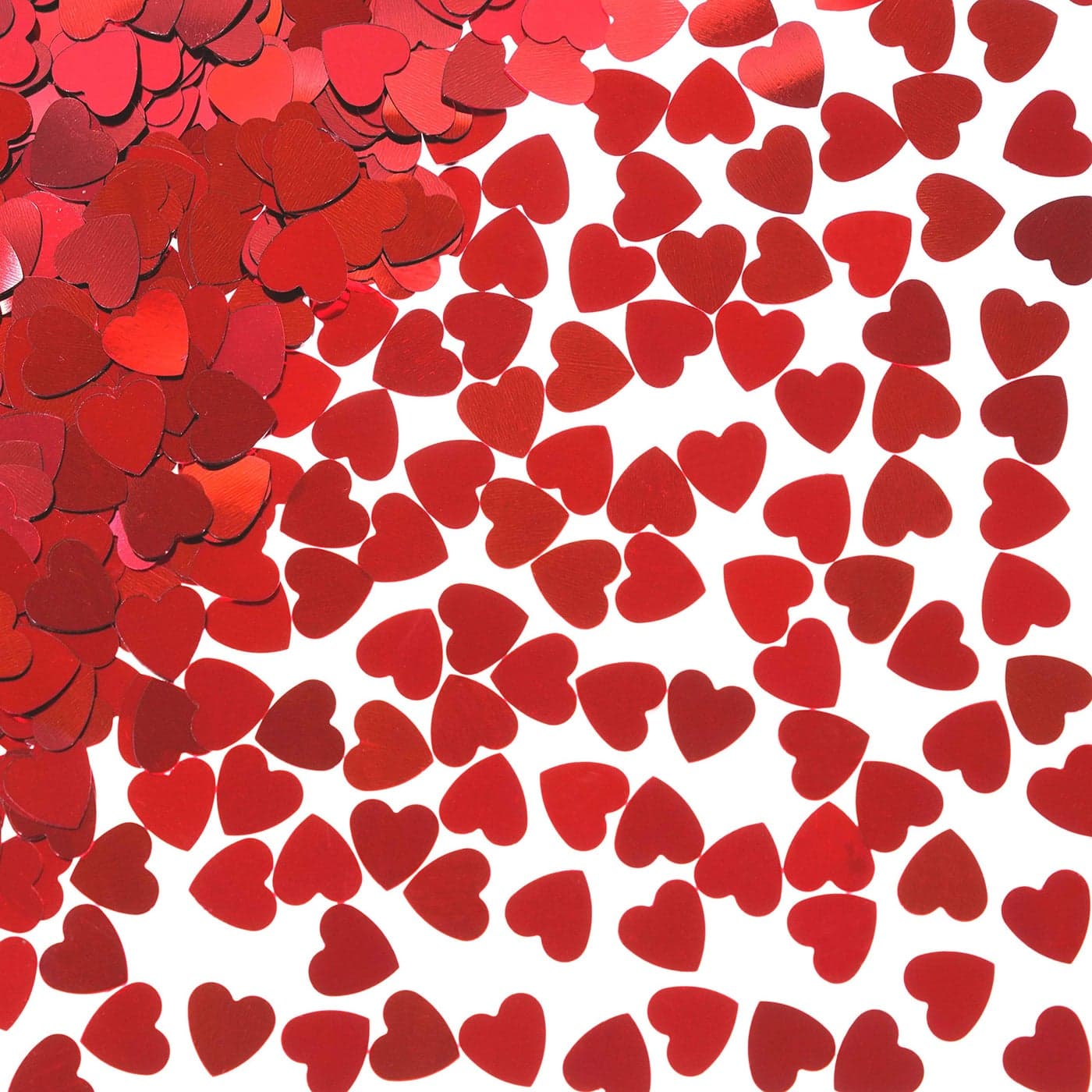 Red Love Heart Table Confetti Valentines Day Party Foil Metallic Sequins Sprinkles Decorations 60g