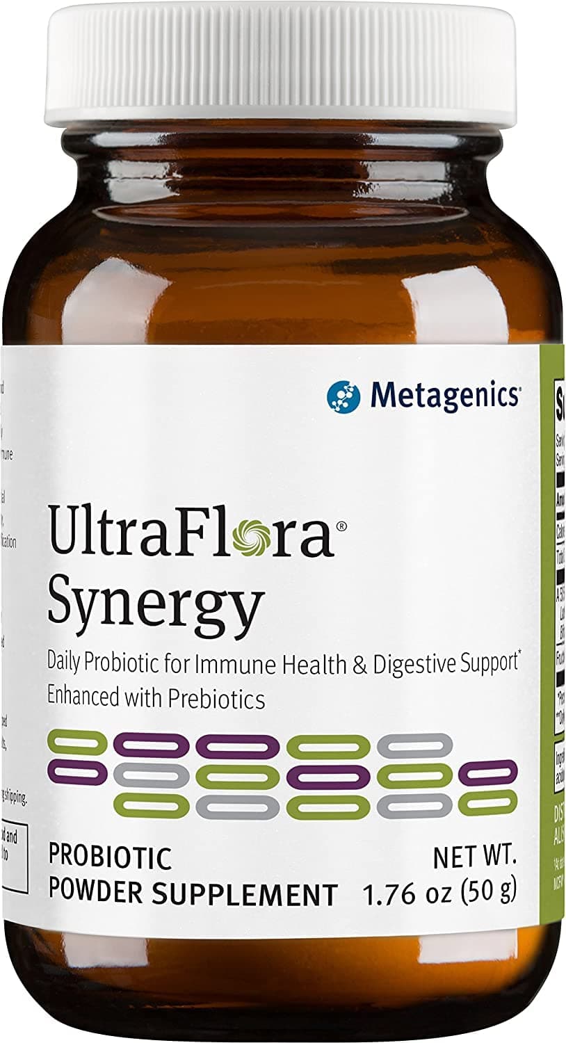 Metagenics UltraFlora Synergy Daily Probiotic Immune Health Digestive Support Prebiotic 67 Servings