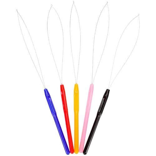 5Pcs Needle Threaders for Hand Sewing Machine Threading Plastic Threader Tool for Embroidery Craft Quilting Knitting DIY Art Tufting Gun Lead Wire Special Crafting