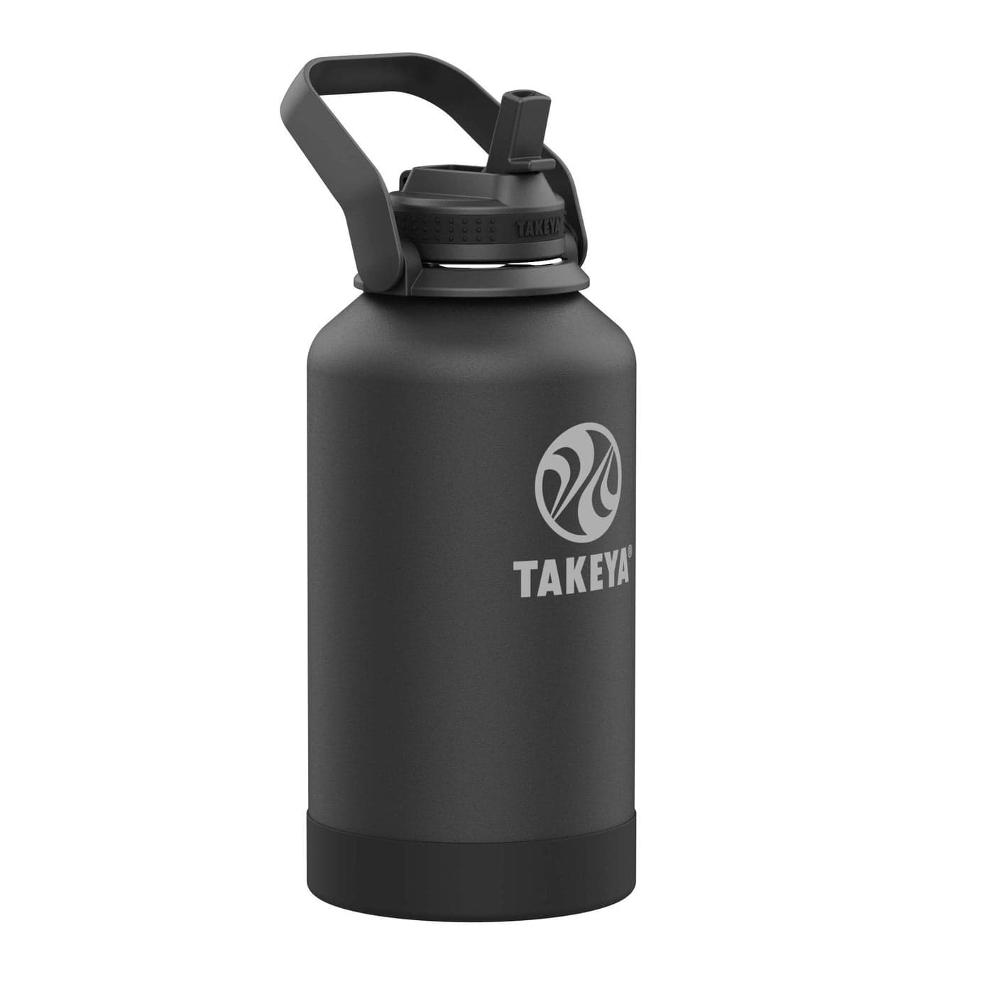 Takeya 885395530055 Actives Pickleball Insulated Stainless Steel Bottle Spout Lid Rally Blue 40oz