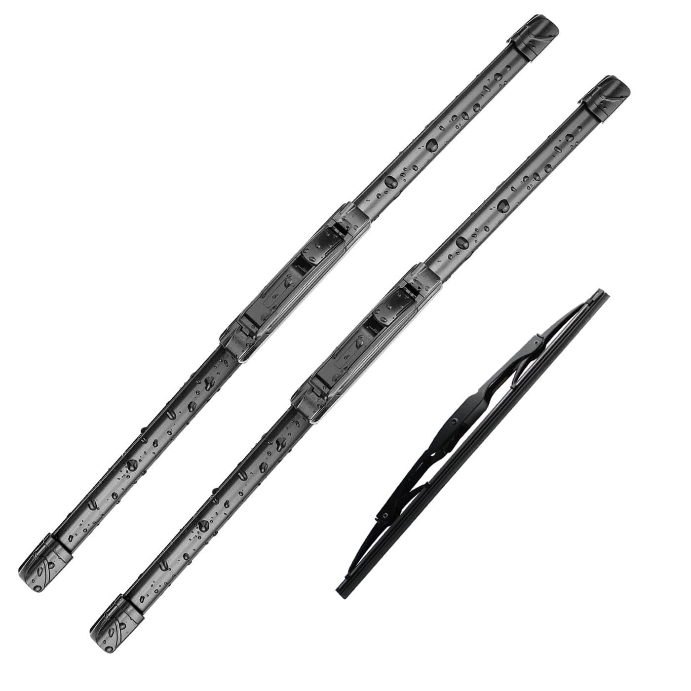 Fabysky 3Pcs Windshield Wiper Blades for Cadillac XT5 2017 2018 2019 Original Equipment Automotive Replacement Windshield Wiper Blades for My Car 242011 Set of 3 UJ HOOK