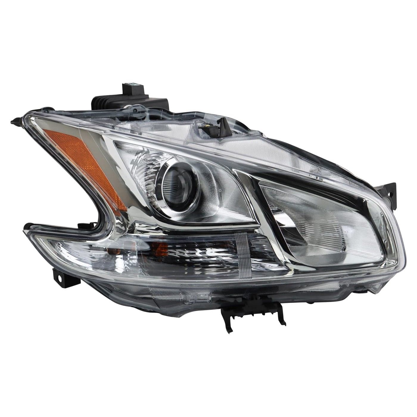 TRQ Passenger Side Headlight Assembly Halogen Compatible with 20092014 Nissan Maxima NI2503177