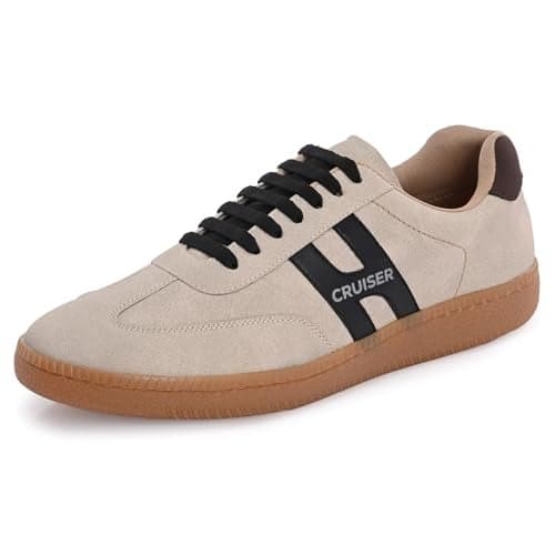 Cruiser Sneaker for Men | Comfort & Style with Soft Cushioned Insole | Trendy Lace-Up Design for Casual Outfits 2606-5 Olive