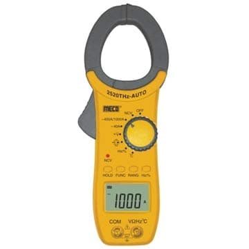MECO 2520THz AUTO 3¾ Digit / 4000 Count 1000 A AC Auto ranging Digital Clamp meter