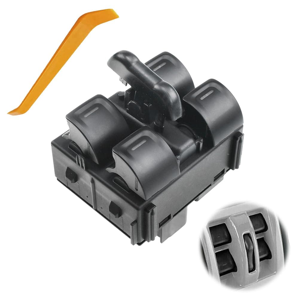 Power Window Master Control Switch Fit for 20122018 Jeep Wrangler JK 4Door Replace OE 68156217AA 68156217AB For Front Left Driver Side Power Window Switch Button Compatible with Jeep Wrangler 1218