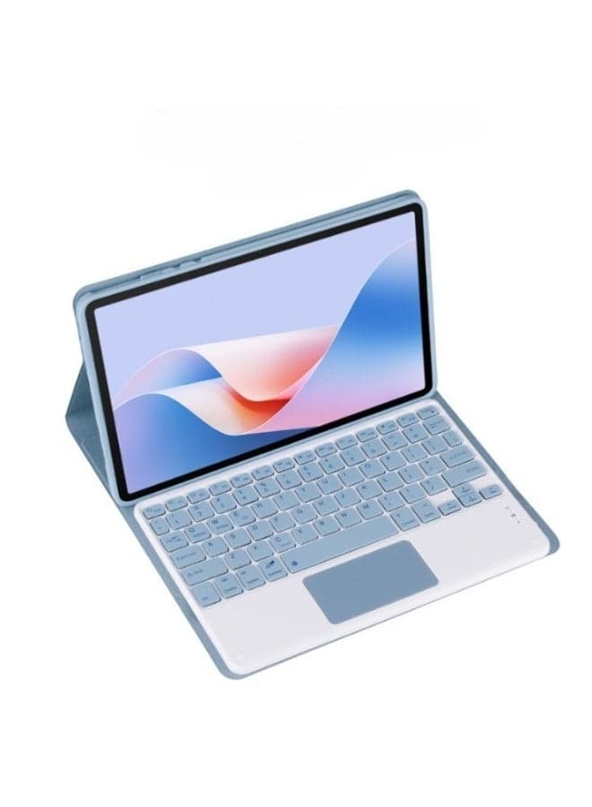 Bilingual Touch Keyboard Case Compatible with Lenovo Tab 10.1 inch(TB311XU) 2025/Zhaoyang K10c(TB311FU) 2025/S10 10.1 inch 2025, Magnetic Separation Touchpad Keyboard with Pencil Holder