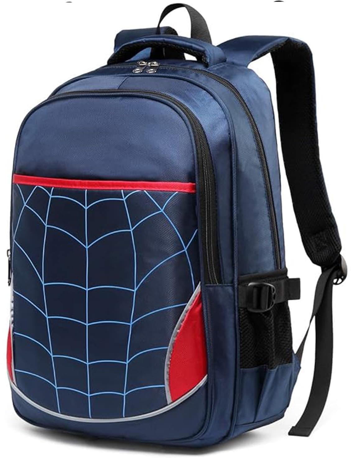 BLUEFAIRY Kids Backpack for Boys Kindergarten Elementary Primary School Bookbags Back to School Bags with Large Campartments Mochilas para Escolares Niños 17" Dark Blue