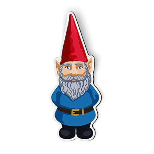 Garden Gnome with Hat 55 Magnet for Car Locker Refrigerator