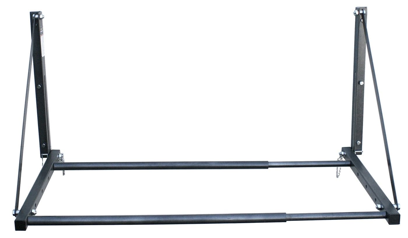 MaxxHaul 70489 Adjustable Wall Mount Folding Tire Storage Adjust From 32 to 48 inches Wide Up To 300 lbs Capacity